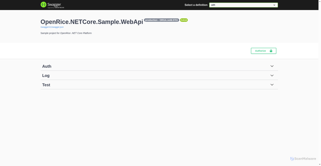 Security scan screenshot of https://orga.openrice.com