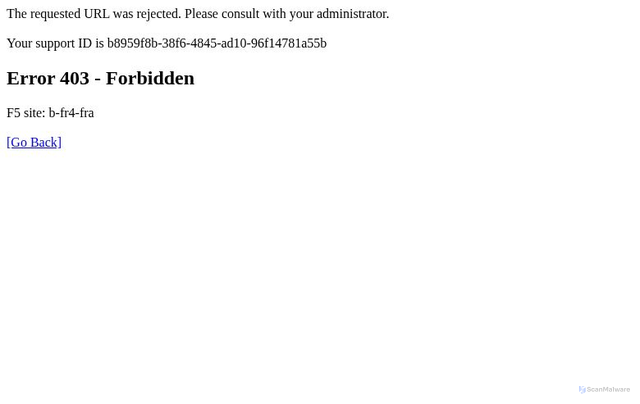 Security scan screenshot of https://coloradojudicial.gov/