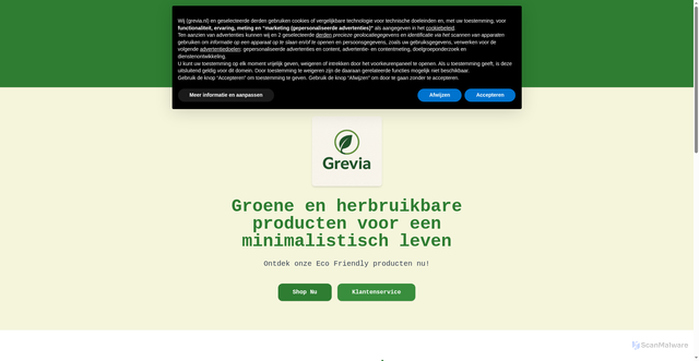 Security scan screenshot of https://www.grevia.nl/