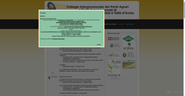 Security scan screenshot of https://www.peritiagrari-alatcntoao.it