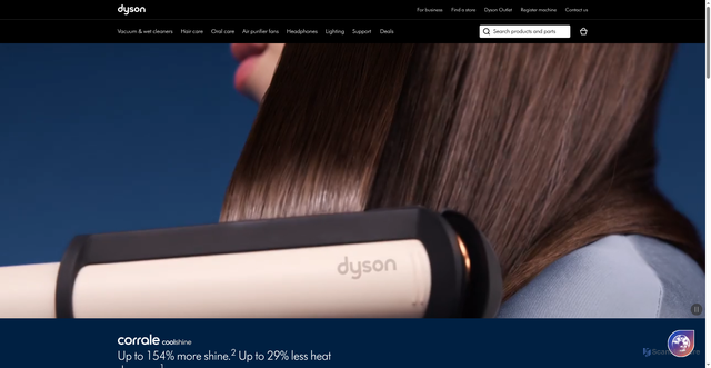 Security scan screenshot of https://dyson.com.sg