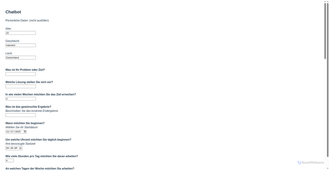 Security scan screenshot of https://react-chat-prompt-3.pages.dev/