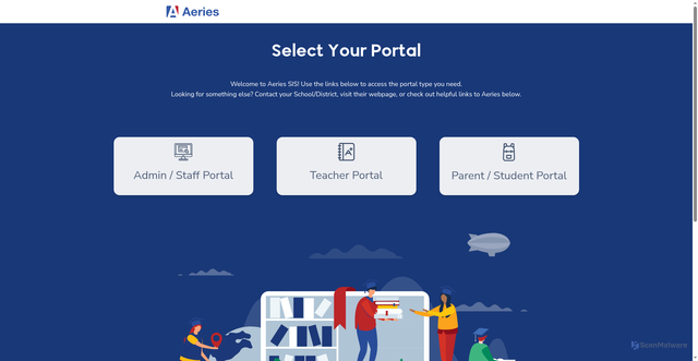 Security scan screenshot of https://pattersonjusd.aeries.net
