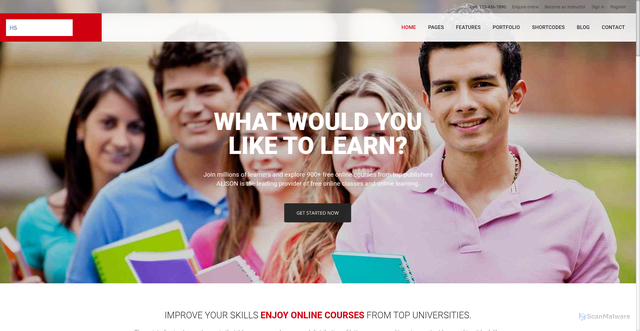 Security scan screenshot of http://memslots.com/index-education.html