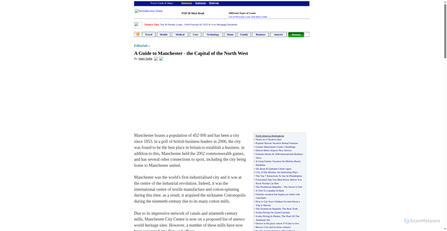 Security scan screenshot of https://www.streetdirectory.com/travel_guide/209094/north_america_destinations/a_guide_to_manchester___the_capital_of_the_north_west.html