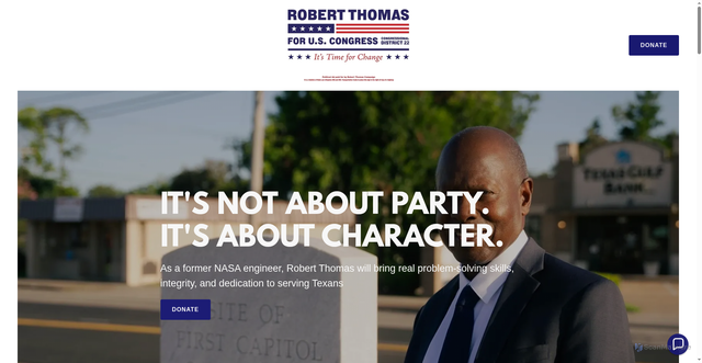 Security scan screenshot of https://robertforchange.com/