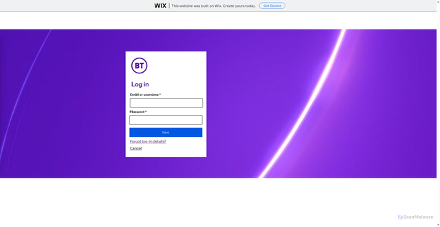 Security scan screenshot of https://michaelbattams11.wixsite.com/my-site-1