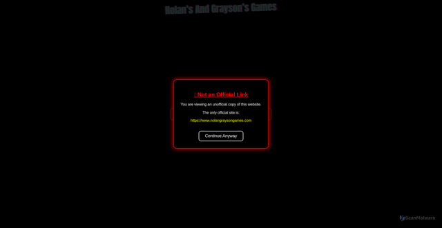 Security scan screenshot of https://nolangraysongames-0dfson9ko-7yz0mpwe6x.edgeone.app/