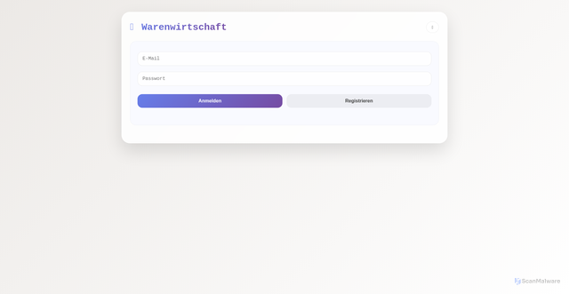Security scan screenshot of http://warenwirtschaft.pages.dev/