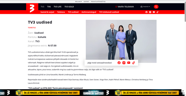 Security scan screenshot of https://seitsmesed.ee/