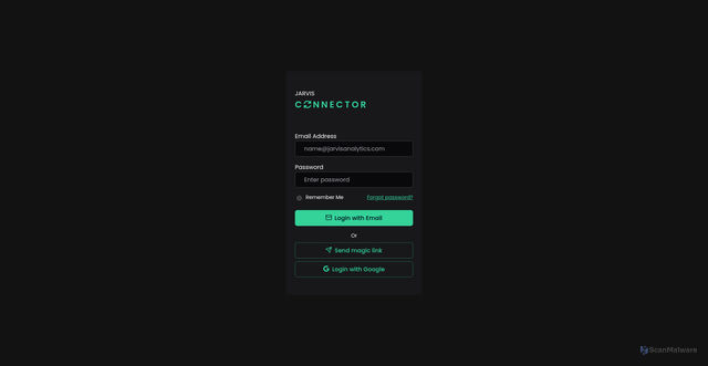 Security scan screenshot of https://connector.jarvisanalytics.com