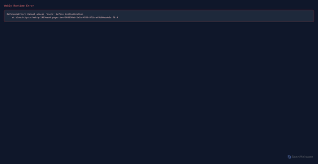 Security scan screenshot of https://webly-2463eea0.pages.dev/