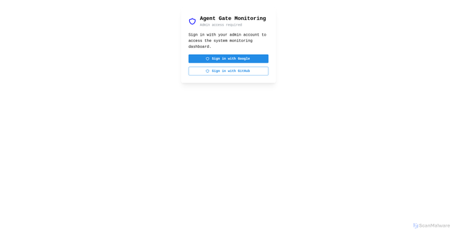 Security scan screenshot of https://agent-gate.pages.dev/
