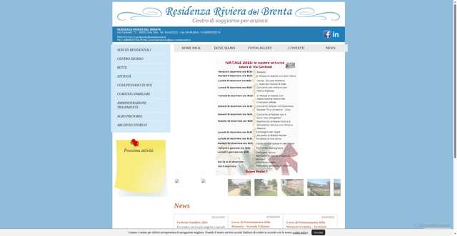 Security scan screenshot of https://www.residenzarb.it/