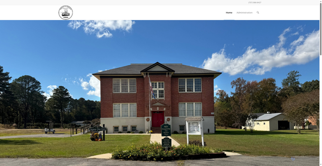 Security scan screenshot of https://claremontva.gov/