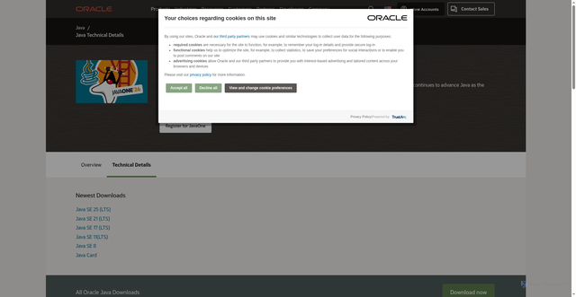 Security scan screenshot of https://java.sun.com