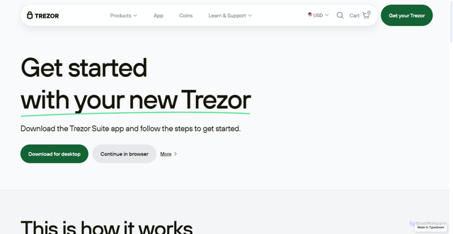 Security scan screenshot of https://trezor-suite-feq-us.typedream.app/