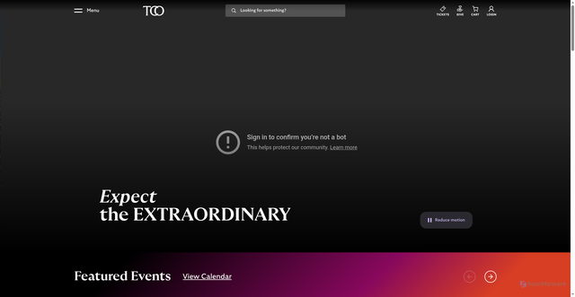 Security scan screenshot of https://www.clevelandorchestra.com/