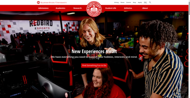 Security scan screenshot of https://illinoisstate.edu/