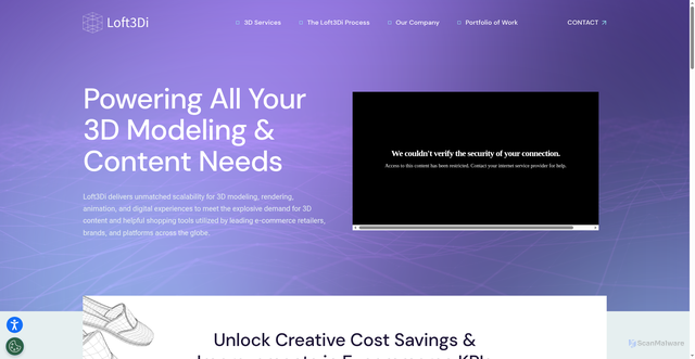 Security scan screenshot of https://view.seekxr.com