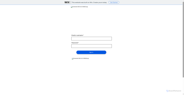 Security scan screenshot of https://dndfkh.wixsite.com/attqatt