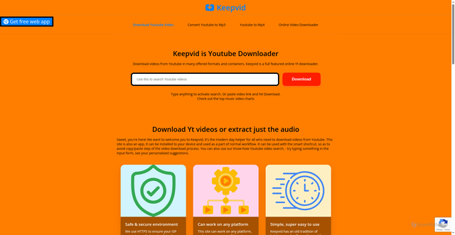 Security scan screenshot of https://keepvid.yt/en2/