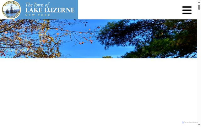 Security scan screenshot of https://lakeluzerneny.gov/