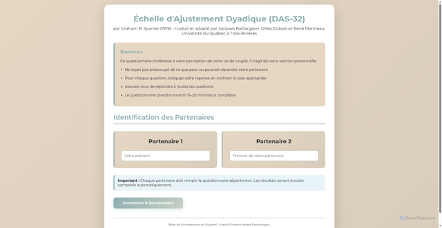 Security scan screenshot of https://institut-du-couple-byv.pages.dev/das32.html