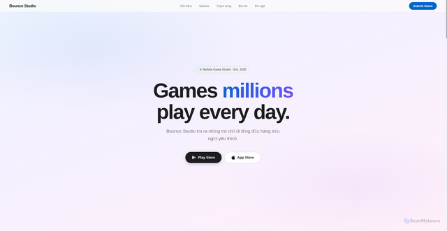 Security scan screenshot of https://bounce.com.vn