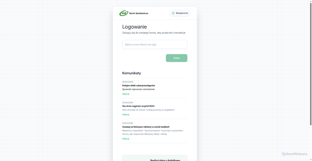 Security scan screenshot of https://sgb24.online/