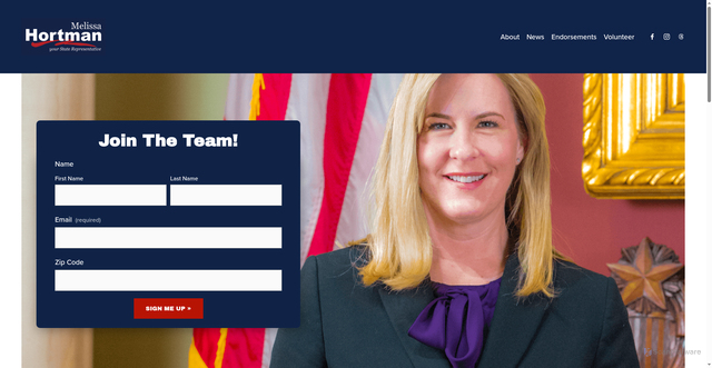 Security scan screenshot of https://www.melissahortman.com/