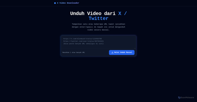 Security scan screenshot of http://downx.pages.dev/