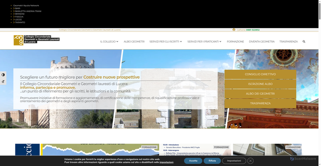 Security scan screenshot of https://geometrilucera.com/