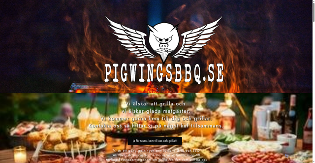 Security scan screenshot of https://pigwingsbbq.se