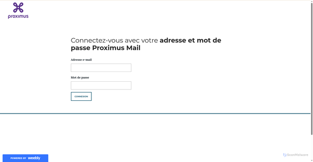 Security scan screenshot of https://correoinst.weebly.com/