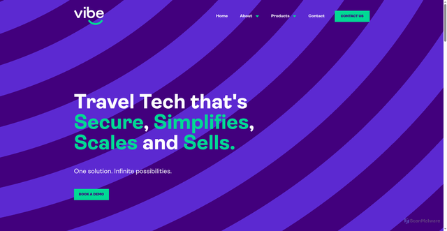 Security scan screenshot of https://vibe.travel