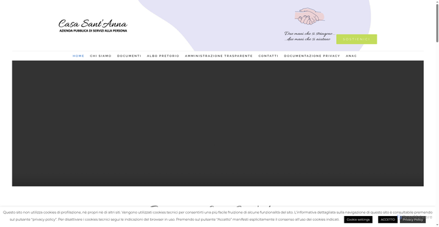 Security scan screenshot of https://www.santanna.casa/