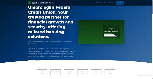 Security scan screenshot of https://eglinfcuba.gr.com/