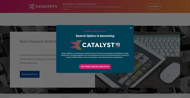 Security scan screenshot of https://searchoptics.com