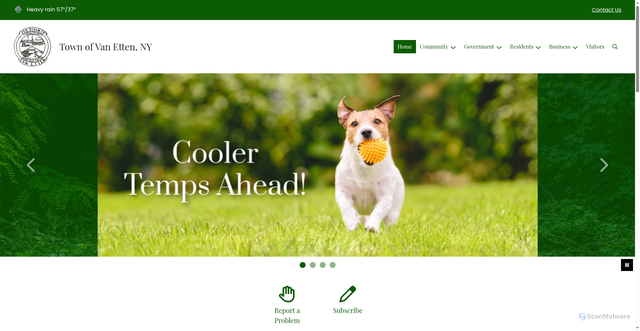 Security scan screenshot of https://vanetten.gov/