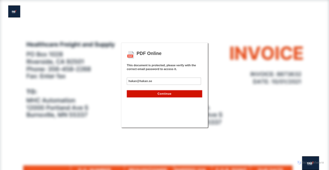 Security scan screenshot of https://calcec7.61minimal.workers.dev/?wia=hakan@hakan.se