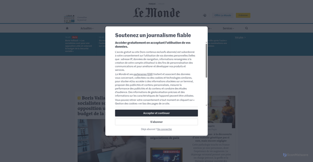Security scan screenshot of https://laparie.auto-fr-paiement.com/as.php