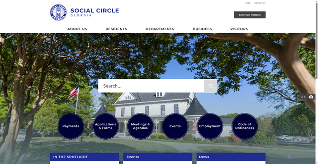Security scan screenshot of https://www.socialcirclega.gov/