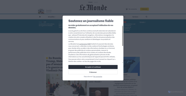 Security scan screenshot of https://peagesimpaye-sanef.com/