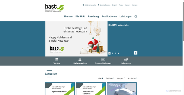 Security scan screenshot of https://www.bast.de/DE/Home/home_node.html