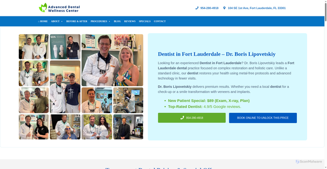 Security scan screenshot of https://adwcenter.com