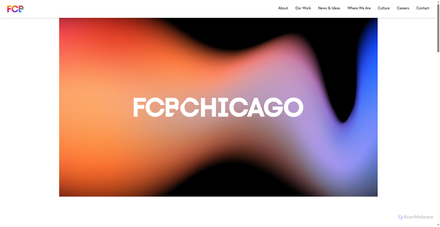 Security scan screenshot of https://www.fcb.com/where-we-are/fcb-chicago/