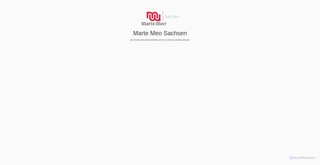 Security scan screenshot of https://www.martemeo-sachsen.de