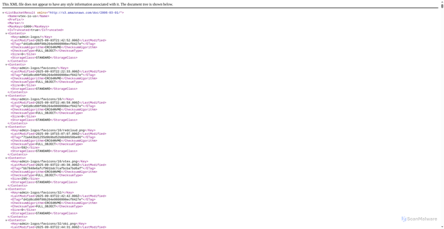 Security scan screenshot of https://io.vtex.com.br