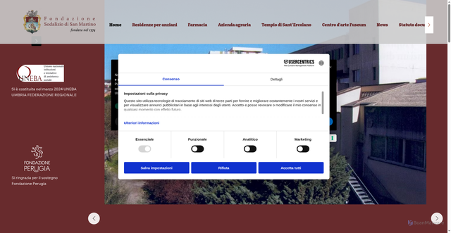 Security scan screenshot of https://www.sodaliziosanmartino.it/